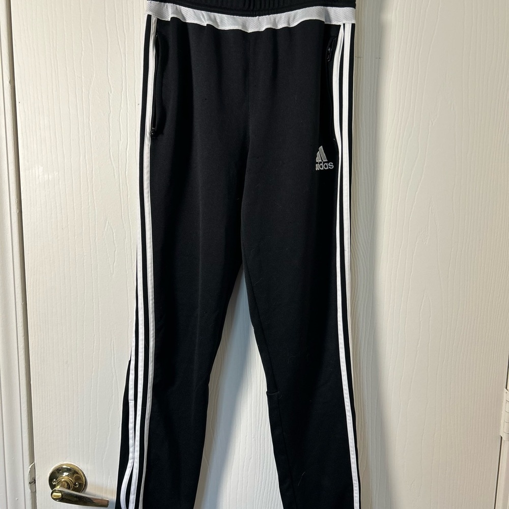 Adidas Kids Black Track Pants